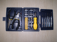 26PCS Mini Électrique Outils À Main Maison Multifonction Ménage et De Réparation des Trousses D'outils À Main Matériel D'outils À Main Set
