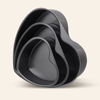 Ensemble Complet de Moules à Gâteau Amovibles en Aluminium Anodisé Antiadhésifs, Petits, Moyens et Grands
