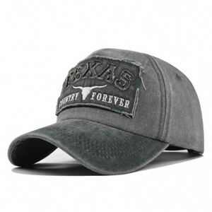 Gorras de Béisbol Estilo Americano Deportivo Personalizadas de Fábrica, 100% Algodón, Estilo Vintage Desgastado con Parches Bordados - Product Image 4