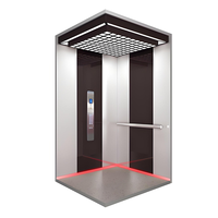 Ascensore Panoramico con Cabina in Vetro, Senza Ingranaggi, Senza Locale Macchine, a Risparmio Energetico, Silenzioso, Fluido, Design Moderno, a Trazione