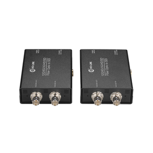SDI fibra ottica ricetrasmettitore 1 canale avanti + 1 canale indietro 12G-SDI Video BIDI 12G-SDI verso convertitore fibra - Product Image 1