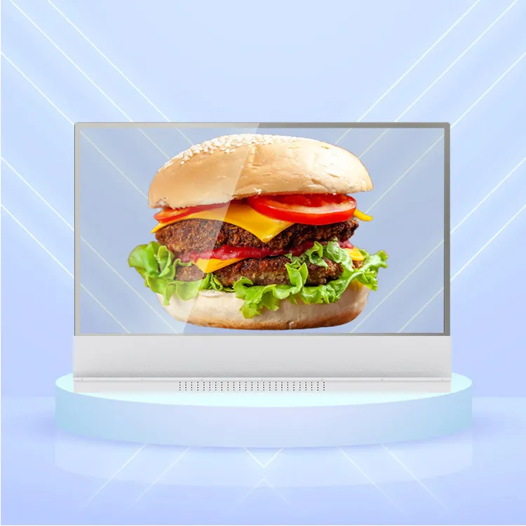 55 Inch Indoor Display Outdoor Reclame Digital Signage Oled Transparante Screen