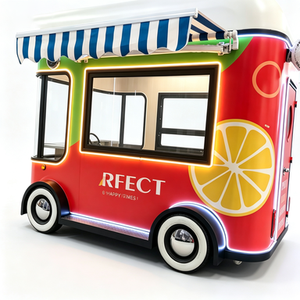High Quality Mobile Food Truck Custom Wholesale Wedding <b>Trailer</b> Cart Snack Mobile Concession Cart on Sale Food Cart - Product Image 1