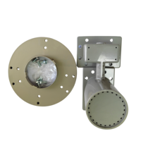 HLY Corne de réception double alimentation de haute qualité pour LNB à polarité unique bande C
