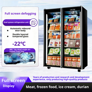 Nuevo Diseño de Refrigerador Comercial de Acero Inoxidable con Enfriamiento por Aire, Gabinete Refrigerado para Carne, Sin Escarcha, 2 Puertas, para Supermercados y Hoteles - Product Image 4