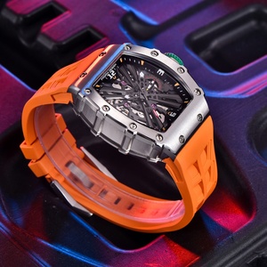 PAGANI DESIGN PD1738 Skeleton Watches Brand Quartz Watch Sapphire Stainless Steel Waterproof Watch for Men - Product Image 4