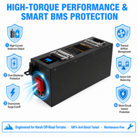 Baterai Li-ion Isi Ulang 1P20S 60V 27Ah Cangkang Logam Indikator LED Siklus Dalam untuk Skuter Listrik 2 Roda E-Moped