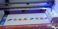 Imprimante UV DTF de 60cm XP600/i3200/Tx800 Tête d'impression AB Film Imprimante Crystal Stickers Machine d'impression Cadeau Tasse Bouteille Décoration