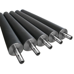 Tùy chỉnh máy móc nông nghiệp Silicone Con lăn thép bánh xe gặt đập Báo Chí Bông Máy cắt PU bánh xe con lăn cao su - Product Image 2