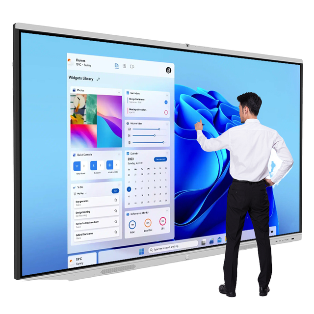 ZYO 75 Inch Smart Interactive Digital Teaching Board for School Whiteboard Electronic Science Education for Children