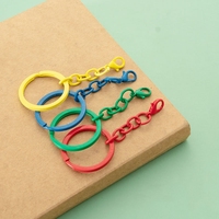 Porte-clés à fermoir homard, couleur bonbon, boucle séparée, accessoires de porte-clés en métal DIY, connecteur, peinture pour la pâtisserie, porte-clés homard