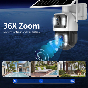 Thông Minh 4G Mạng Năng Lượng Mặt Trời Pin An Ninh Với 36X Zoom Đầy Đủ Màu Sắc Tầm Nhìn Ban Đêm Hồng Ngoại 15600MAh Pin Góc Rộng Máy Ảnh - Product Image 3