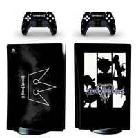 P5 Skin Console et Controller Wrap Vinyl Cover Decal Skins Wraps pour PlayStation 5 PS5 Disc Version CD-ROM Version Stickers