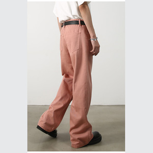 Pantaloni larghi da <span class=keywords><strong>uomo</strong></span> <span class=keywords><strong>Jeans</strong></span> da <span class=keywords><strong>uomo</strong></span> dalla vestibilità rilassata lavati <span class=keywords><strong>Jeans</strong></span> Oversize a gamba dritta all'ingrosso - Product Image 6