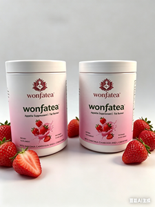 Thé détoxifiant minceur à la fraise avec probiotiques, poudre de <span class=keywords><strong>shake</strong></span> minceur à la fraise - Product Image 4