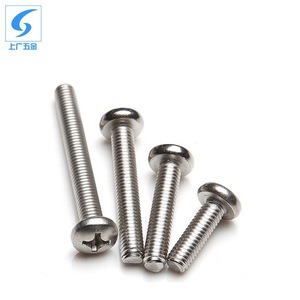 Tornillos de Cabeza Phillips de Acero Inoxidable de Shanghái y Guangzhou, M3 M8, Rosca Métrica Estándar, para Uso en la Industria de la Construcción - Product Image 4