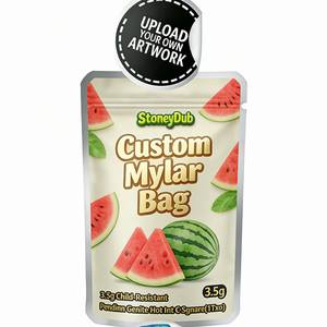 Sachets Doypack Personnalisés Mylar Cerise & Agrumes - <span class=keywords><strong>Sacs</strong></span> Refermables de Qualité Alimentaire pour Poudres Comestibles et Boissons - Product Image 3