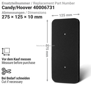 Filtre éponge pour sèche-linge, pièces d'aspirateur pour filtre d'évaporateur pour sèche-linge <span class=keywords><strong>Candy</strong></span> Hoover 40006731 - Product Image 3