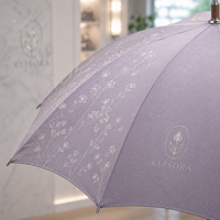 Parapluie de golf de luxe extra large de 30 pouces, coupe-vent, robuste, avec poignée en bois, classique, personnalisable avec logo, marque Baby