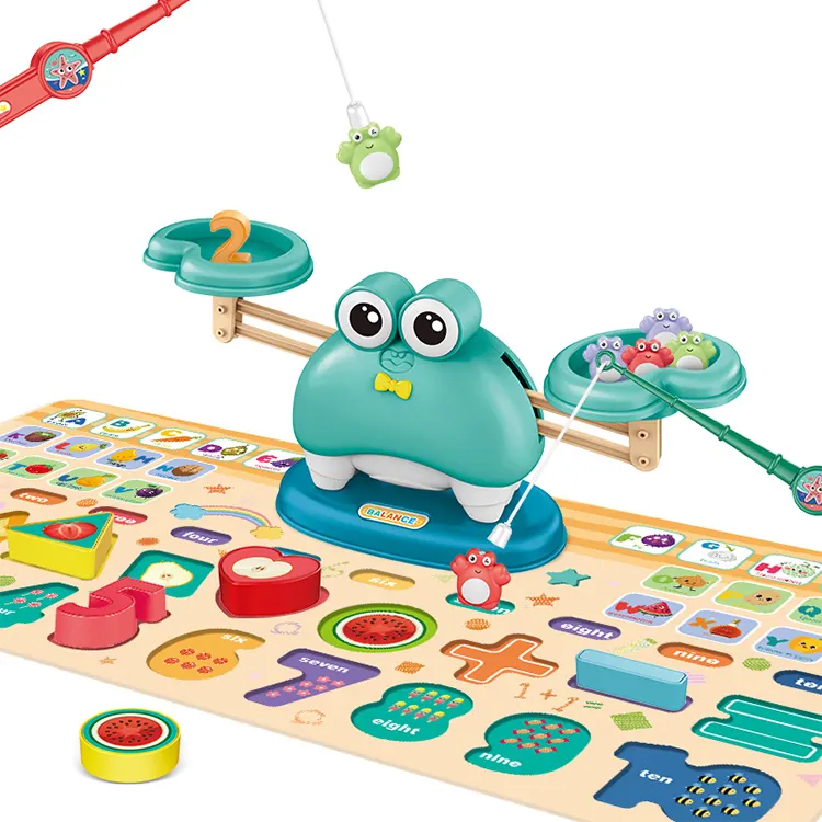 Tl मज़ा स्टेम गिनती कार्ड संतुलन पैमाने बच्चों विकास गणित शैक्षिक रचनात्मक खिलौना