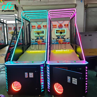 Machine de jeu d'arcade de basket-ball fou de tir pour adultes et enfants à pièces d'intérieur Offre Spéciale