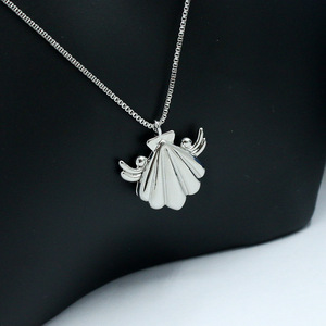 Sirène Mélodie Clavicule Chaîne Zircon Chantant Poisson Fée Shell Collier - Product Image 3