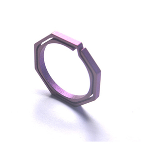 Anello Portachiavi Rotondo in Titanio Arcobaleno per Applicazioni Esterne Servizi di Taglio, Saldatura e Piegatura - Product Image 4