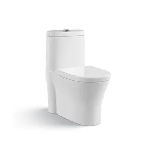 ZHONGYA Oem الجملة المزدوج دافق الحمام wc شخ يبصر المرحاض صوان قطعة واحدة الصحية الصينية دورة المياه
