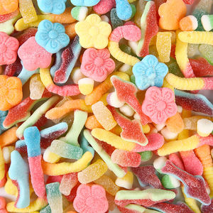 Großhandel Kundenspezifische Fruchtgummis in Großmengen Private Label Gefriergetrocknete Verarbeitete Süßigkeiten - Product Image 2