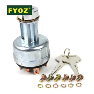 Interrupteur d'allumage avec 2 clés 22B0611910 20Y0624680 pour Komatsu <span class=keywords><strong>PC7</strong></span> PC60-7 PC100-7 PC240-8 Pièces de distributeur d'allumage - Product Image 1