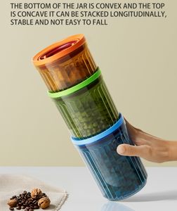 Juego de 6 Recipientes Herméticos para Almacenamiento de Alimentos, Apilables, Multifuncionales, Libres de BPA, para Organización de Cocina - Product Image 2