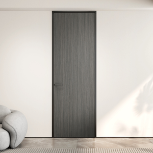 Porta Invisibile a Bordo Stretto con Apertura Laterale, Design Moderno, Isolamento Acustico, Impermeabile, Silenziosa, Senza Vernice, per Magazzini e Appartamenti - Product Image 1