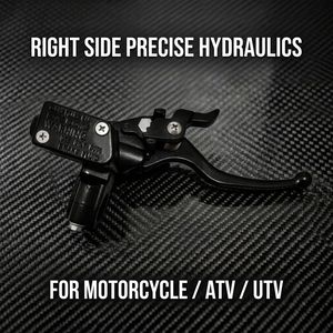 Nouvelle pompe de frein droite en aluminium HBS pour <span class=keywords><strong>moto</strong></span> / VTT / UTV - Product Image 3