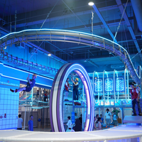 1600 m² technologie futuriste Style sport aventure parc labyrinthe intérieur parc d'attractions enfant Commercial intérieur aire de jeux salle de sport