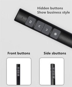 30m không dây đa phương tiện ánh sáng laser con trỏ thông minh USB sạc PPT trang chuyển bút Quà Tặng Mới lạ Presenter từ xa - Product Image 6