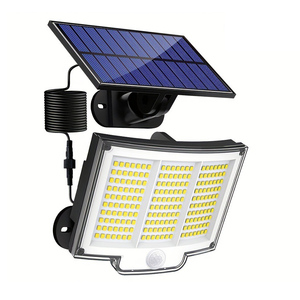 Lampe de jardin extérieure solaire directe d'usine 106Led 200Led lampe murale super lumineuse lumière de jardin - Product Image 5