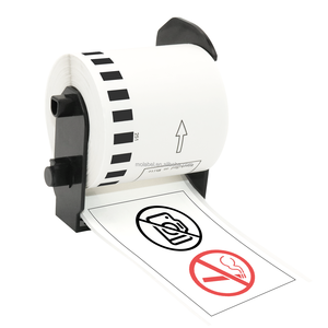 <span class=keywords><strong>Brother</strong></span>-Cinta continua de 62mm X 15,24 m, autoadhesiva, color rojo/negro y blanco, compatible con <span class=keywords><strong>Brother</strong></span>, para impresoras de la serie <span class=keywords><strong>Brother</strong></span> 2, 2, 2, 2, 2, 2, 2, 3 - Product Image 1