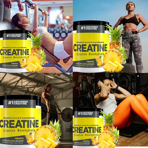 Poudre de monohydrate de créatine avec étiquette personnalisée, poudre de vitamines HCI <span class=keywords><strong>B</strong></span>, supplément pré-entraînement pour l'endurance énergétique musculaire - Product Image 5
