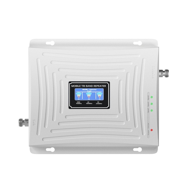 Tri-band Mobile Phone Signal Booster Effective 2G/3G/4G/5G Amplifier for Home Basement Mountain Use
