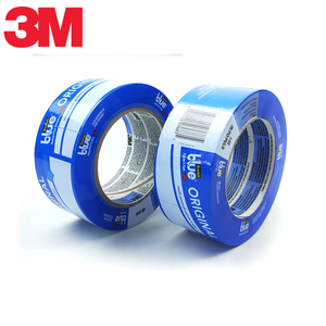 Ruban de masquage bleu 3M 2090 pour peinture, adhésif multi-surfaces, en papier crépon, retrait propre, en rouleau - Product Image 2