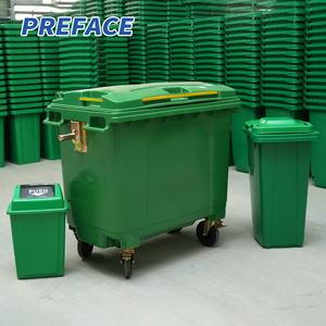 <span class=keywords><strong>Contenedor</strong></span> <span class=keywords><strong>de</strong></span> <span class=keywords><strong>Basura</strong></span> Industrial Grande <span class=keywords><strong>de</strong></span> 660L/1100L, Cubo <span class=keywords><strong>de</strong></span> <span class=keywords><strong>Basura</strong></span> <span class=keywords><strong>de</strong></span> Plástico para Exteriores con Pedal, a <span class=keywords><strong>Precio</strong></span> Económico - Product Image 1