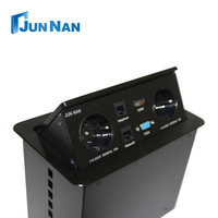 Enchufe Eléctrico Hidráulico Emergente para Mesa, Enchufe Empotrado Impermeable con Puerto USB, Enchufe para Reino Unido, Estados Unidos, Unión Europea y Australia para Muebles