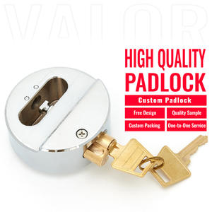 Cadenas antivol sécurisé en laiton massif chromé de 73 mm pour camion et voiture, à levier unique, le plus vendu - Product Image 1