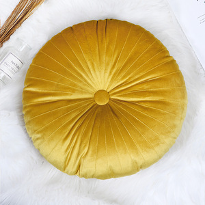 Nordic Ins Style Velvet Pumpkin <strong>Round</strong> <strong>Cushion</strong> - Product Image 6