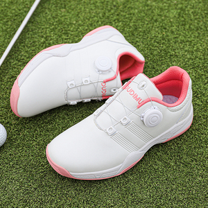 Nouvelles chaussures de golf pour femmes, décontractées, de haute qualité, antidérapantes, imperméables, respirantes, avec doublure en mesh, style tendance, en microfibre PU, pour l'hiver et l'été - Product Image 1