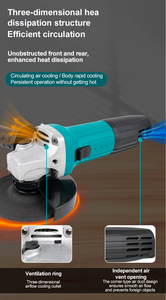 Gerinda tangan industri portabel, alat potong kayu beton logam, gerinda tangan berat kecepatan variabel untuk industri portabel - Product Image 4