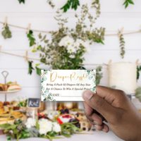 Tickets de tombola pour couches avec boîte, jeu de fête pour baby shower, kit de jeu amusant pour fête, jeux divertissants et fournitures de fête pour une célébration joyeuse