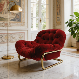 Fauteuil moderne nordique rembourré en tissu, dossier haut, accoudoirs, fauteuil <span class=keywords><strong>de</strong></span> salon, canapé confortable et moelleux, siège <span class=keywords><strong>de</strong></span> loisirs <span class=keywords><strong>de</strong></span> luxe pour la maison - Product Image 4