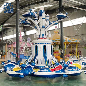 Carnival New Indoor Airplane Carrusel Ride Aviones autocontrolados Fibra de vidrio Indoor Adventure Park para familias Niños Jardín - Product Image 6