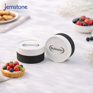 Custom Eco-friendly Food Grade Baking Cake Dessert Cylinder Paper Tube <b>Packaging</b> Luxury Cylinder Paper Cheesecake <b>Box</b> Container - Product Image 2